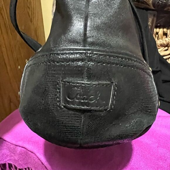 Coach F20812  Large Alexandra Python  Chain Leather  Shoulder Bag - Picture 3 of 9